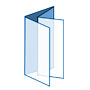 طراحی کاتالوگ و بروشور double parallel fold