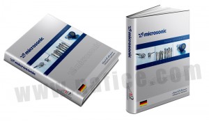 Book Microsonic نمونه‌کار طراحی کاتالوگ و بروشور