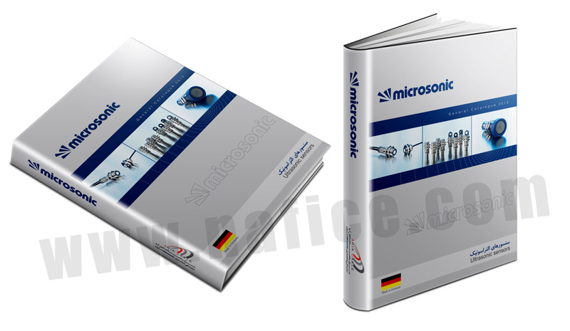 Book Microsonic طراحی کاتالوگ و بروشور