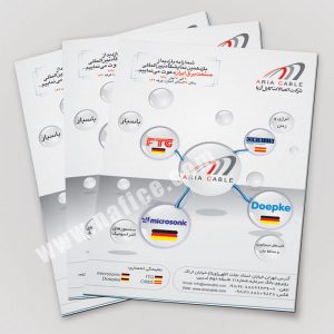 Brochure Dopeke2 نمونه‌کار طراحی کاتالوگ و بروشور