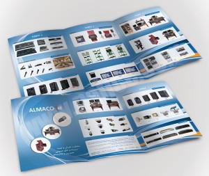 Almaco1 نمونه‌کار طراحی کاتالوگ و بروشور