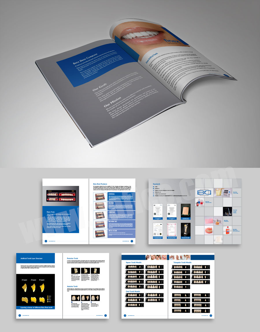 Betadent Catalog طراحی کاتالوگ و بروشور
