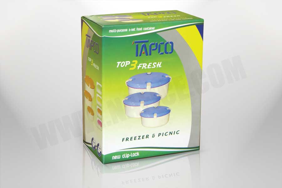 Topco Ghofldar نمونه‌ طراحی بسته‌بندی