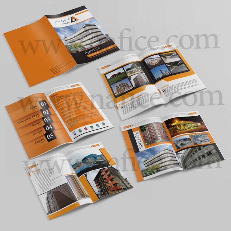 Catalog Ajand طراحی کاتالوگ و بروشور
