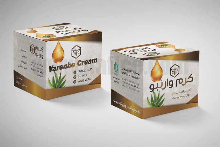 Varenbo Honey2 نمونه‌ طراحی بسته‌بندی