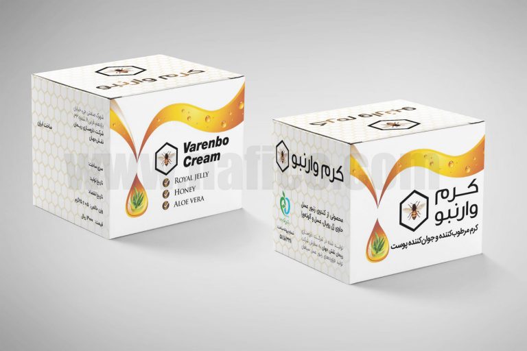Varenbo Honey4 نمونه‌ طراحی بسته‌بندی