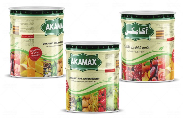 Akamax Bucket نمونه‌ طراحی بسته‌بندی