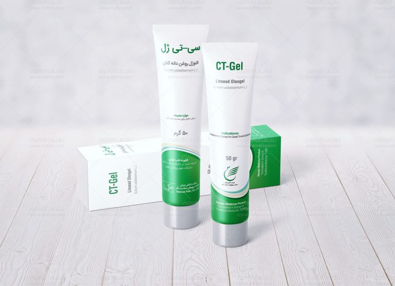 Ct Gel نمونه‌ طراحی بسته‌بندی