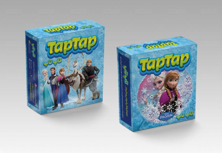 Taptap Frozen طراحی بسته‌بندی