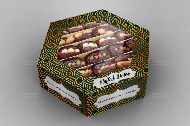 Dates Nakhlestandates1 نمونه‌ طراحی بسته‌بندی