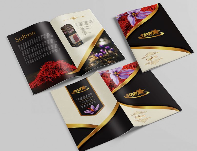 Saffron طراحی کاتالوگ و بروشور