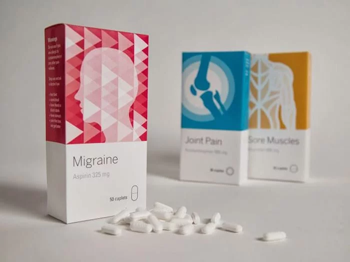Painkillers Packaging Design سه نکته کلیدی در طراحی بسته بندی دارویی