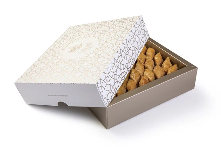 جعبه زیره و رویه عطف دار مناسب شیرینی و خشکبار