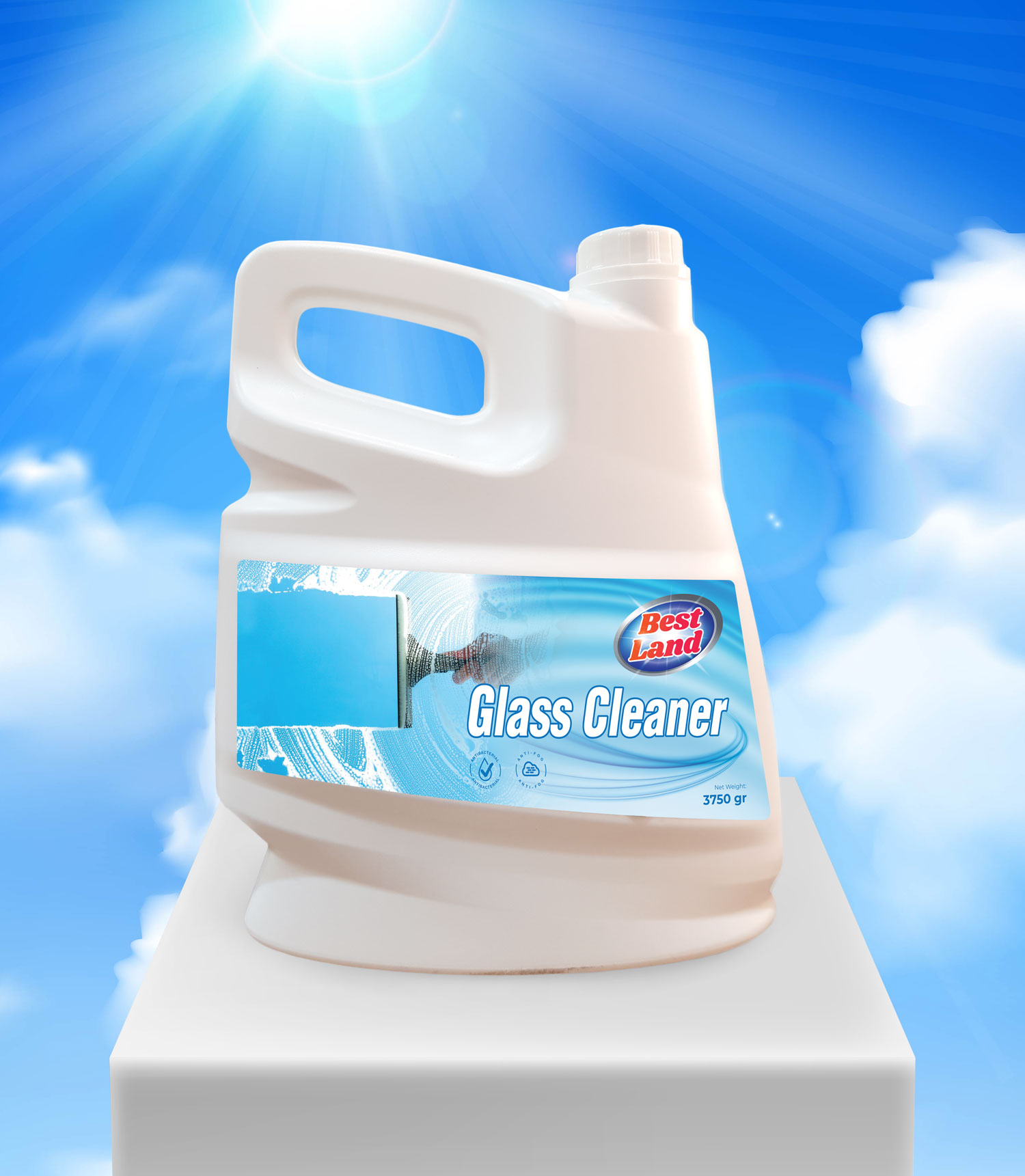 Bestland Glasscleaner طراحی لیبل شیشه پاک کن بست لند