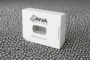 طراحی جعبه ساچمه نقره مانا سیلور - جعبه سازی نگاره نفیس